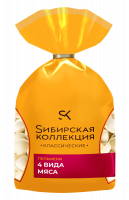 Пельмени СИБИРСКАЯ КОЛЛЕКЦИЯ 700г 4 вида мяса КР 1*8