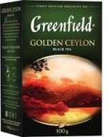 Чай GREENFIELD Golden Ceylon 100г черный лист 1*14 код0351-14