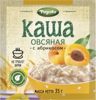 Каша РАДОВО 35г овсяная абрикос 1*20 код К2