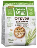 Отруби ЗДОРОВОЕ МЕНЮ 200г ржаные 1*20