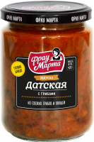 Закуска ФРАУ МАРТА 420г Датская с грибами ст/б 1*12