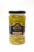 Перец MIKADO 370мл Пепперончини резаный маринованный 1*12 