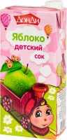 Сок ДОНДИ 1л яблочный детский 1*12