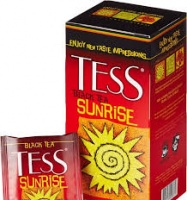 Чай TESS Sunrise черный цейл. 25*1,8г код0937-10