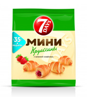 Круассан-мини 7ДНЕЙ 265/300г клубника 1*10
