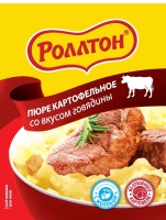 Пюре РОЛЛТОН 34г со вкусом говядины 1*28