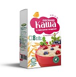 Каша РАДОВО 320г овсяная с лесными ягодами 1*12
