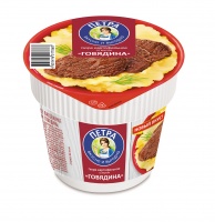 Пюре картофельное ПЕТРА 35г со вкусом говядины 1*24