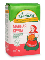Крупа Манная АЛЕЙКА 1кг 1*8