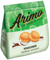 Печенье ARIMO 250г кокосовое 1*12 код МП157