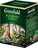 Чай GREENFIELD Blueberry forest 20*1,8г черный черника и сливки  в пирмидках 1*8 код0902-08
