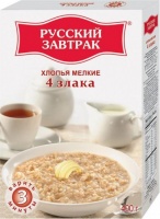 Хлопья ПРОЗАПАС 400г 4 злака 1*15