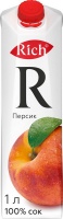 Нектар RICH 1л персик т/пак 1*12