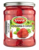 Клубника SAHAR 630г в сиропе ст/б 1*12
