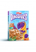 Завтрак сухой DINOZAURS 220гр из злаков Карамельные лапы 1*10