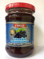 Ягода протертая ГИПАР 280г черная смородина ГОСТ ст/б 1*12