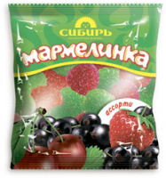 Мармелинка АССОРТИ 300г Сибирь 1*8