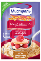 Каша овсяная МИСТРАЛЬ 40г Малиновый Мильфей 1*25