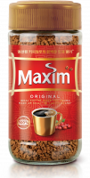 Кофе МАКСИМ 80г сублимированный натур раств ст/б 1*12