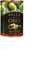 Оливки ЗОЛОТАЯ ДОЛИНА 300г Valle De Oro с креветкой ж/б 1*12