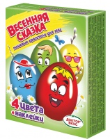 Пасхальный набор Весенняя сказка 4 красителя 1*42