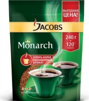 Кофе ЯКОБС МОНАРХ 38г пакет 1*12