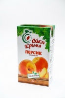 Сок СОКИ КРЫМА 1л персиковый с мякотью 1*12 