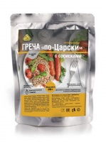 Греча  ПОТАНИНО с сосисками ПО- ЦАРСКИ 250г пакет 1*16