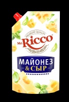 Майонез МИСТЕР РИККО 210г Сыр д/пак 1*18 код.905-210