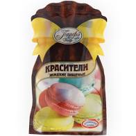 Красители пищевые жидкие 36г набор 3 цвета 1*12 код44550