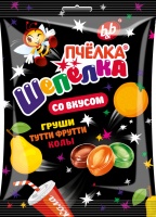 Карамель ПЧЁЛКА-ШЕПЁЛКА 180г со вкусом груши, тутти-фрутти, колы 1*22