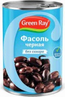 Фасоль ГРИН РЭЙ 425мл черная 1*12