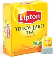 Чай ЛИПТОН Yellow Label 100*2г черный 1*12