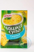 Суп KNORR ЧАШКА СУПА 15,6г сырный с сухариками 1*30