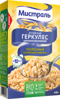Геркулес МИСТРАЛЬ 400г Алтайский цельнозерновой 1*12