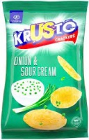 Крекер KRUSTO 65г Сметана-лук 1*45
