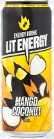 Напиток энергетический LIT ENERGY 0,45л MANGO COCONUT 1*24