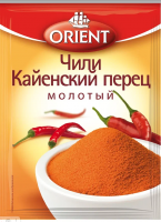 Перец красный ORIENT 12г острый молотый 1*27