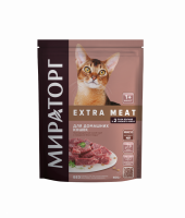 Корм МИРАТОРГ д/кошек старше 1г 0,4кг Black Angus 1*10