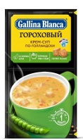 Крем-суп ГАЛИНА БЛАНКА 22г 2 в 1 Гороховый по-голландски 1*24