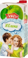 Нектар ДОНДИ 1л яблочный осветленный детский 1*12