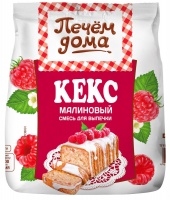 Кекс ПЕЧЕМ ДОМА 300г Малиновый 1*8