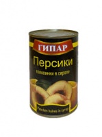 Персик ГИПАР 425мл половинки в сиропе ж/б 1*24