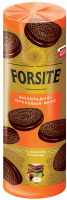 Печенье FORSITE 220г Сэндвич с шоколадно-ореховым вкусом 1*20 код МП466