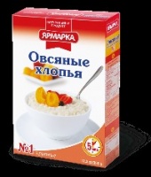 Хлопья овсяные №1 ЯРМАРКА 350г 1*12