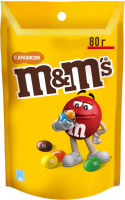 Драже M&M'S 80г с арахисом 1*28
