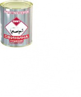 Свинина тушеная БУРЯТМЯСПРОМ ГОСТ 338г 1*30 