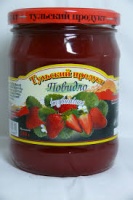 Повидло ТУЛЬСКИЙ ПРОДУКТ 630гр яблочно-клубничное ГОСТ ст/б 1*12
