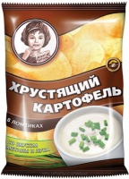 Чипсы ХРУСТЯЩИЙ КАРТОФЕЛЬ 70г в ломтиках лук-сметана 1*20 арт.ВЧ832
