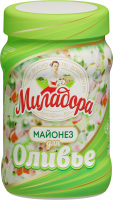 Майонез МИЛАДОРА 825мл 50% Для оливье пэт/банка 1*8 
